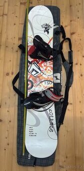Snowboard s vázáním a obalem - 2