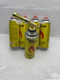 Mosazný hořák + 4x kartuš - 2