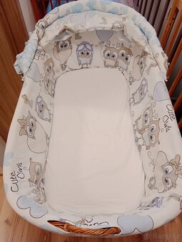 Proutěný koš na miminko - 2