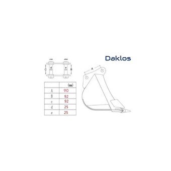 Rychloupínač pro minibagr 1t 1.2t 1.4t 1.6t 1.8t 2t - 2