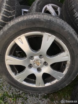 Alu kola 16” 5x112 Škoda a zimní pneu 205/55R16 - 2