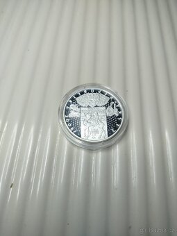 Stříbrná mince Kryštof Harant z Polžic a Bezdružic PROOF - 2