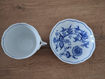 Šálek s podšálkem originál Zwiebelmuster porcelán - 2