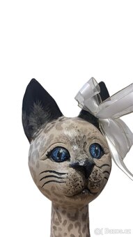 Ručně malovaná dřevěná socha - 2