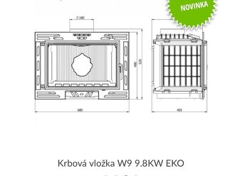 Krbová vložka litinová - 2