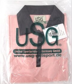 Dětské jezdecké tričko zn. USG vel.116 růžové - nové - 2