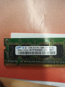 Samsung 512 mb SO-DIMM DDR 2 - 2