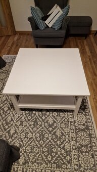 Konferenční stolek Ikea Hemnes bílý - 2