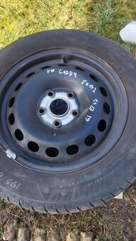 Vw plechove disky se zimnim pneu r15 6j et47 - 2