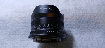 7Artisans 7,5mm f/2,8 MK II Rybí oko APS-C bajonet Canon RF - 2