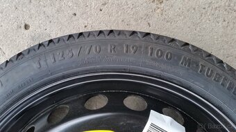 dojezdove kolo, rezerva R 19 - audi VW skoda..... - 2