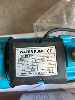 Nová automatická vodní pumpa. - 2