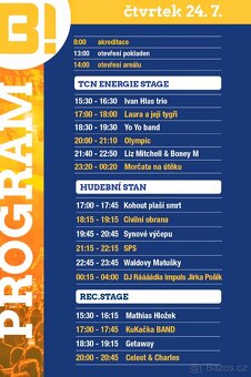 2 celofestivalové vstupenky BENÁTSKÁ s Impulsem - 2