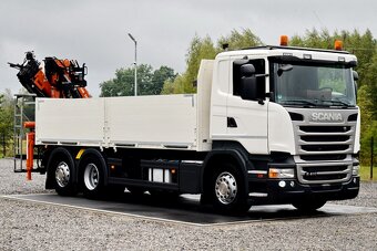 Scania R410 6x2 - valník s hydraulickou rukou - 2