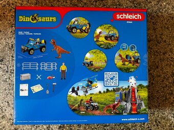 Schleich Terénní vůz s venkovním výběhem pro dinosaura 41464 - 2