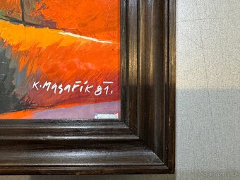 obraz K.Masařík Zátiší s květinami - 2