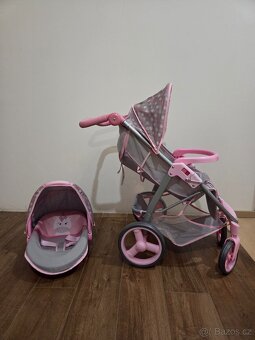 Kočarek pro panenky s vajíčkem - 2