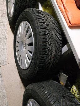 Disky kola Passat Karoq 5x112 r16 Originál, zimní pneu 98% - 2