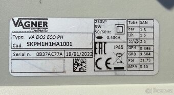 Dávkovací pumpa VA DOS ECO na ph - 2