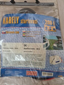 Startovací kabely 200A délka 2,5m - 2