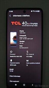 TCL 40 Nxtpaper 8/256GB - 2