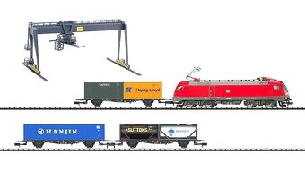 Vláčky N Digitální sada TRIX 11124/Diesel lok-zvuk/zánovní - 2