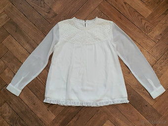Dívčí halenky, šaty, tunika, bolero, vel. 128-140 - 2