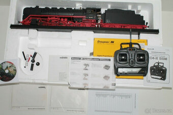 Zajímavá parní lokomotiva Märklin Gauge 1, skutečná 55004 vč - 2