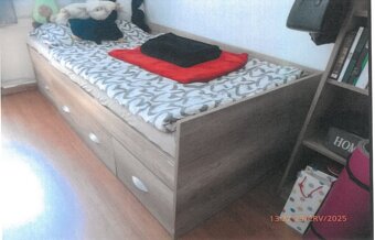 Jednolůžková postel s úložným prostorem - 2