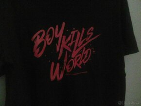 Tričko k filmu BOY KILLS WORLD limitovaná edice velikost L - 2