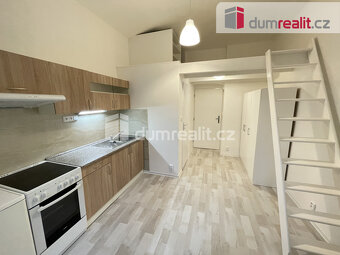 Pronájem bytu 1+kk 22m2 nový P5 Smíchov zařízený cihla - 2