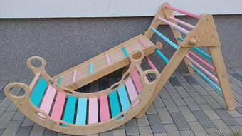 Dětská Montessori houpačka celobuková - 2