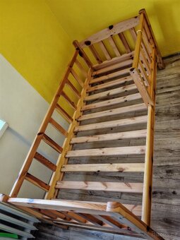 Dětská postel se zábranou včetně roštu 180x80 - 2