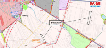 Prodej podílu 1/8 na pozemcích 19.549 m², Dobřany - 2