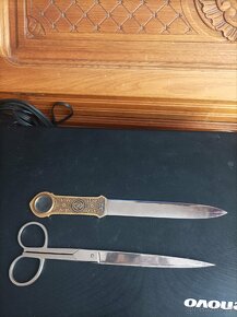 Prodám staré sběratelské nůžky a nůž - 2
