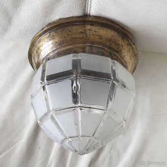 Starožitná mosaz art deco prolamované I - 2