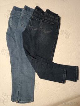 Dívčí džeginy, cena za 4 ks, vel.134/140 - 2
