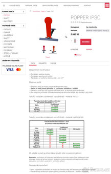 Popper IPSC - 7 kusů - 2