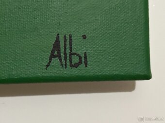 Albi - Blažená nahota (akt), originál akryl na plátně - 2