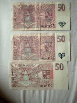 50 korun bankovky - 2