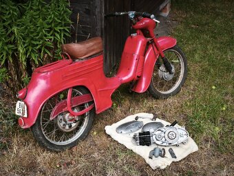 Jawa 555 po GO motoru - 2