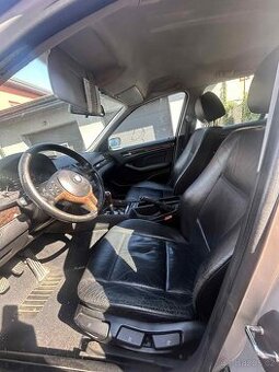 BMW e46 touring interiér kůže sedačky + tapce - 2