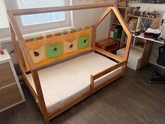 Domečková dětská postýlka Elis Design – 90 × 160 cm - 2