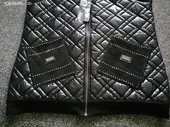 Dámská vesta s kapucí s kamínky vel 44 - 2