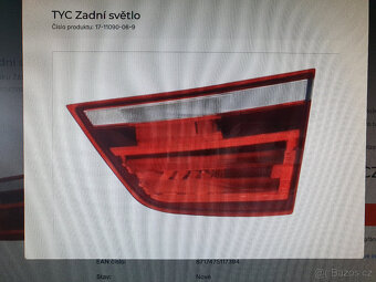 BMW X3 - zadní brzdové světlo - zn.TYC - 2