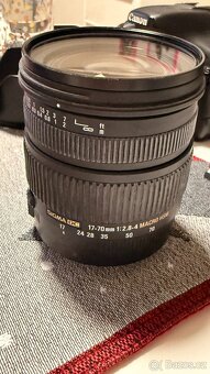 Prodám Canon EOS 550D + Sigma DC 17-70 makro - 2