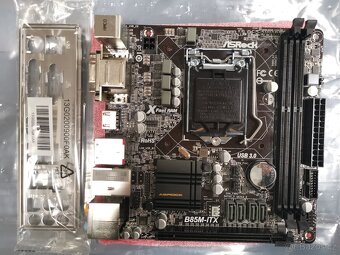 Asrock B85M-ITX pre Intel CPU 4gen 1150 socket - 2