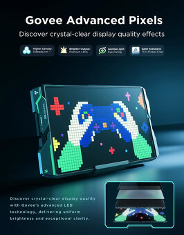 Govee Gaming Pixel Light 52×32 – AI pixelová lampa - 2