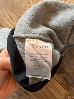Softshellové kalhoty zn. Šijeme srdcem 98/104 - 2