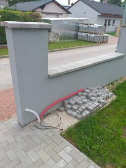 Stavební příprava na plot - 2